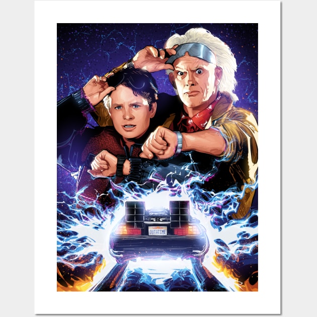 Back To The Future Wall Art by nabakumov